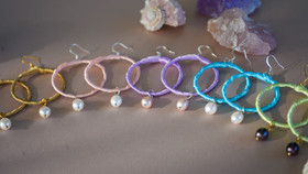 Pearl Portal Malva - korvakorut, makeanvedenhelmi