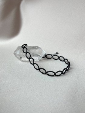 Veiled Grace Choker-kaulakoru, musta