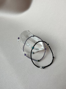 Midnight Indigo-rannekoru, musta