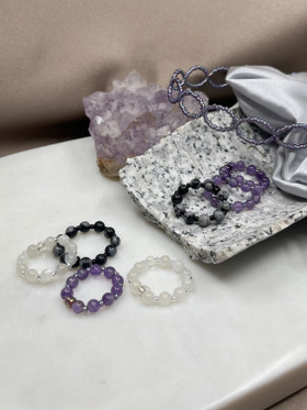 Divine Echo-sormus, ametisti