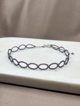 Divine Miracle Choker-kaulakoru, violetti