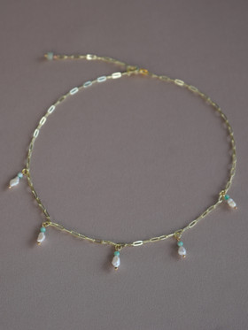 Drip Pearls Gratitud - kaulakoru, aventuriini