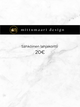 Lahjakortti 20 euroa
