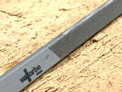 Vallorbe Chisel Bit File square grind viila. Kolmio malli
