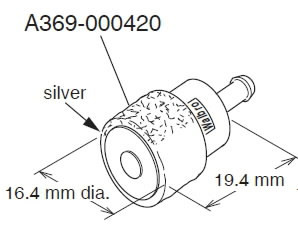 Polttoainesuodatin, Echo. Sahat alle 60cc