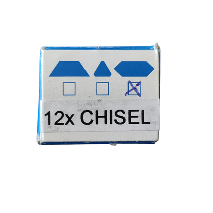 Vallorbe Double Chisel Bit File square grind viila.