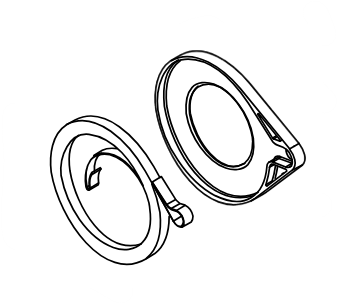 Käynnistyslaitteen palautusjousi paketti ECHO CS-2511 TES/WES, 2510.