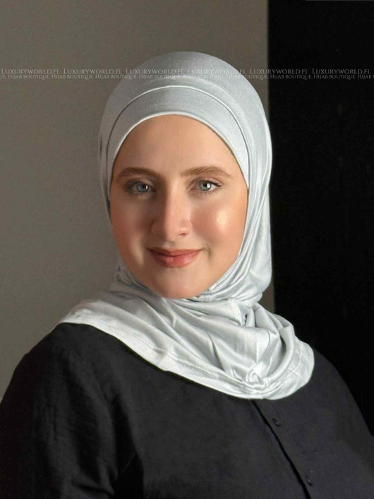 HIJAB AL AMIRA COTTON - LIGHT GREY