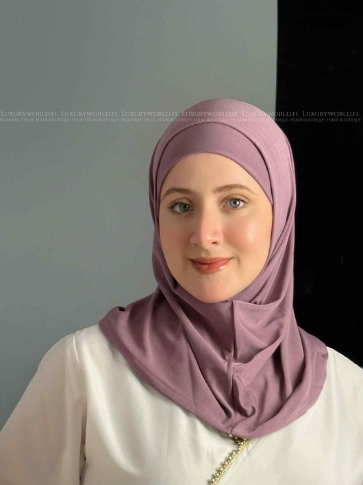 LYCRA ALAMERA HIJAB - LIGHT PURPLE