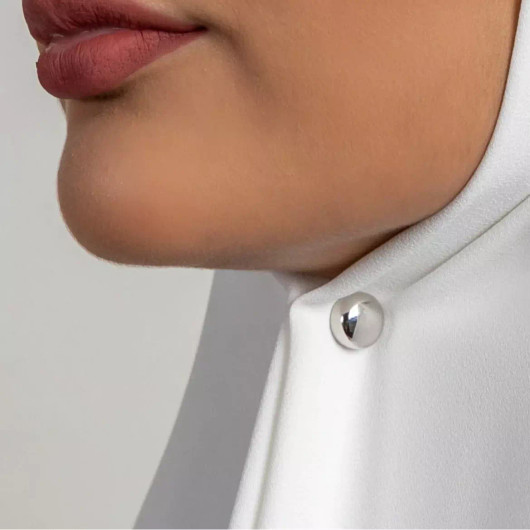 دبابيس الحجاب المغناطيسية - فضي