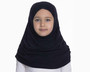 Lycra Girls hijab one piece - darkblue