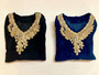 Embroidered velvet galabiya