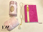 Mother gifts ( Quran & Prayer rug & Rosary)-pink