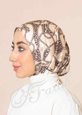COTTON & SATIN TABAKA HIJAB - MODEL 505