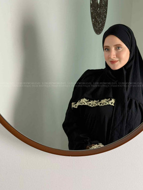 PRAYER WEAR - ISDAL FULL | BLACK & GOLDEN