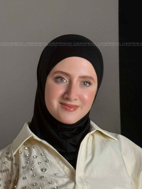 HIJAB AL AMIRA COTTON - BLACK