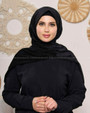 VELVET EASY HIJAB - BLACK
