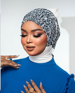 COTTON & SATIN TABAKA HIJAB - MODEL 502