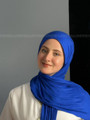 KUWAITI JERSEY SHAWL - BLUE