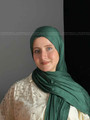 KUWAITI JERSEY SHAWL - SHADES OF GREEN
