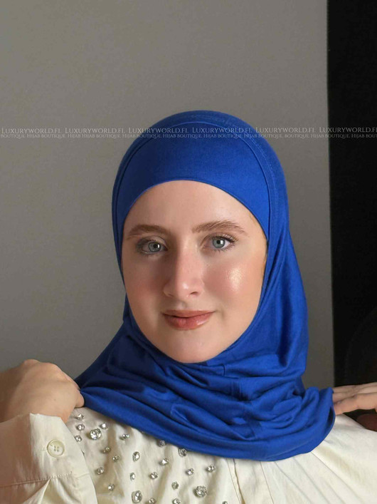 حجاب الاميرة قطن - اللون الأزرق