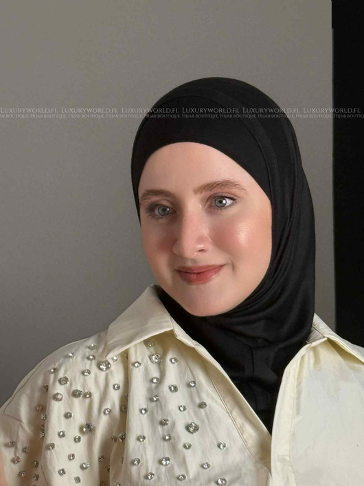 HIJAB AL AMIRA COTTON - BLACK