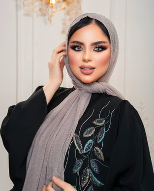  CASHMERE KUWAITI HIJAB- LIGHT PURPLE