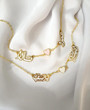  Gold-plated- “couple custom name” Necklace