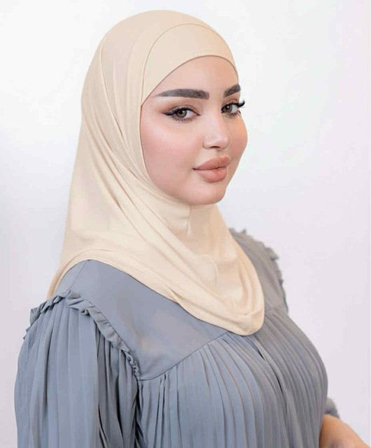 LYCRA ALAMERA HIJAB - LIGHT BEIGE