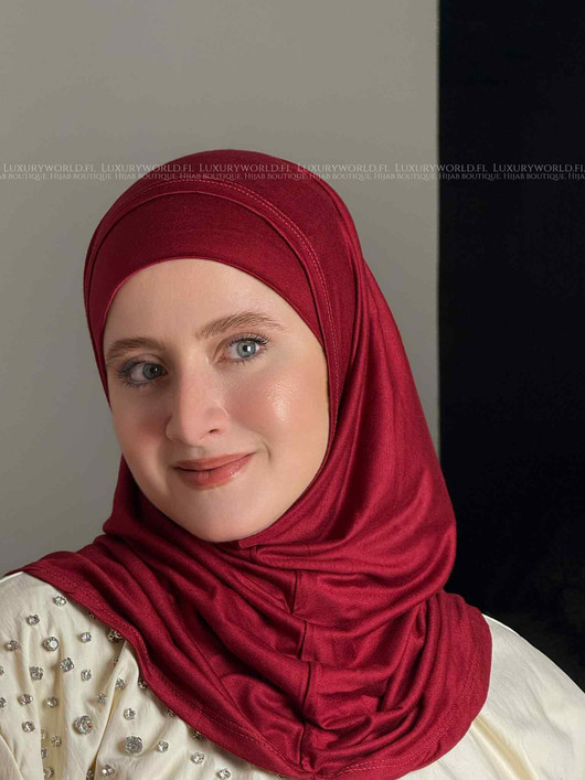 حجاب الاميرة قطن - خمري