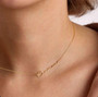 Gold plated necklace ( Eng .Name) 