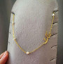 Gold plated necklace Model 977