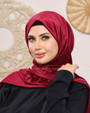 VELVET EASY HIJAB - RED