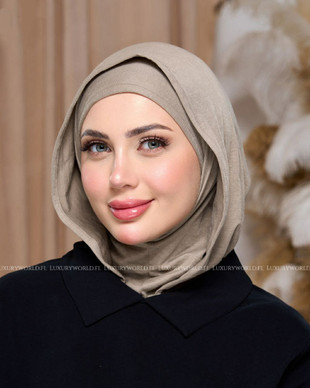 EASY SCARF & NINJA UNDERCAP l COTTON  - COFFEE