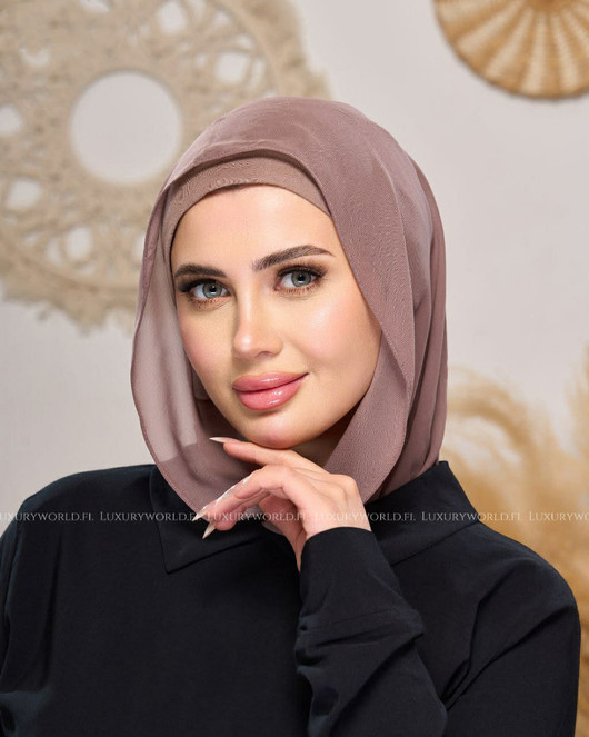 AILA MAGNETIC CHIFFON HIJAB - PINK