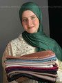 KUWAITI JERSEY SHAWL - SHADES OF GREEN