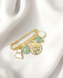 21k gold-plated-  Babyborn gift Duaa
