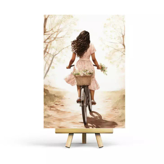 Penpaling Paula - Girl and bike