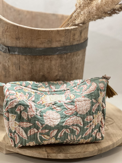Boho-chic toilettipussi Holi Vert