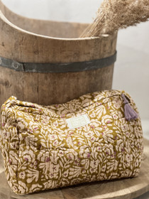 Boho-chic toilettipussi Iris Olive