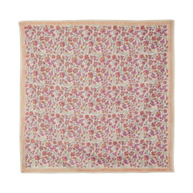 Papaya orange - puuvillahuivi värissä, koko 60x60 cm