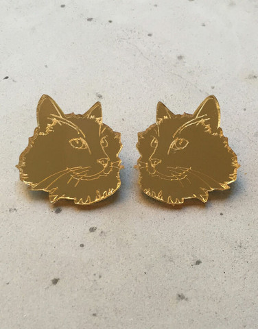 KISSA - PIENET, KORVAKORUT, kulta