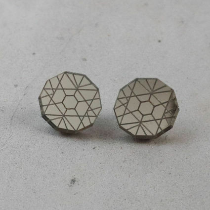 Circle - korvakorut, harmaa