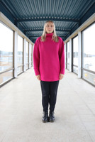 OVERSIZE VILLANEULE - PINKKI