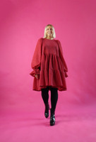 DISHY- MEKKO, GLITTER PUNAINEN