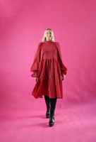 DISHY- MEKKO RUSETTIKAULUKSELLA, GLITTER PUNAINEN