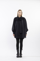 KAULUSPAITA, 100% puuvilla MUSTA