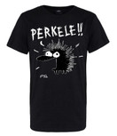 PERKELE!! -t-paita (unisex) - koko S