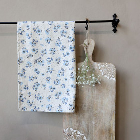 Keittiöpyyhe sinikukka