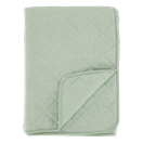 Puuvillapeitto raita(vaaleanvihreä)